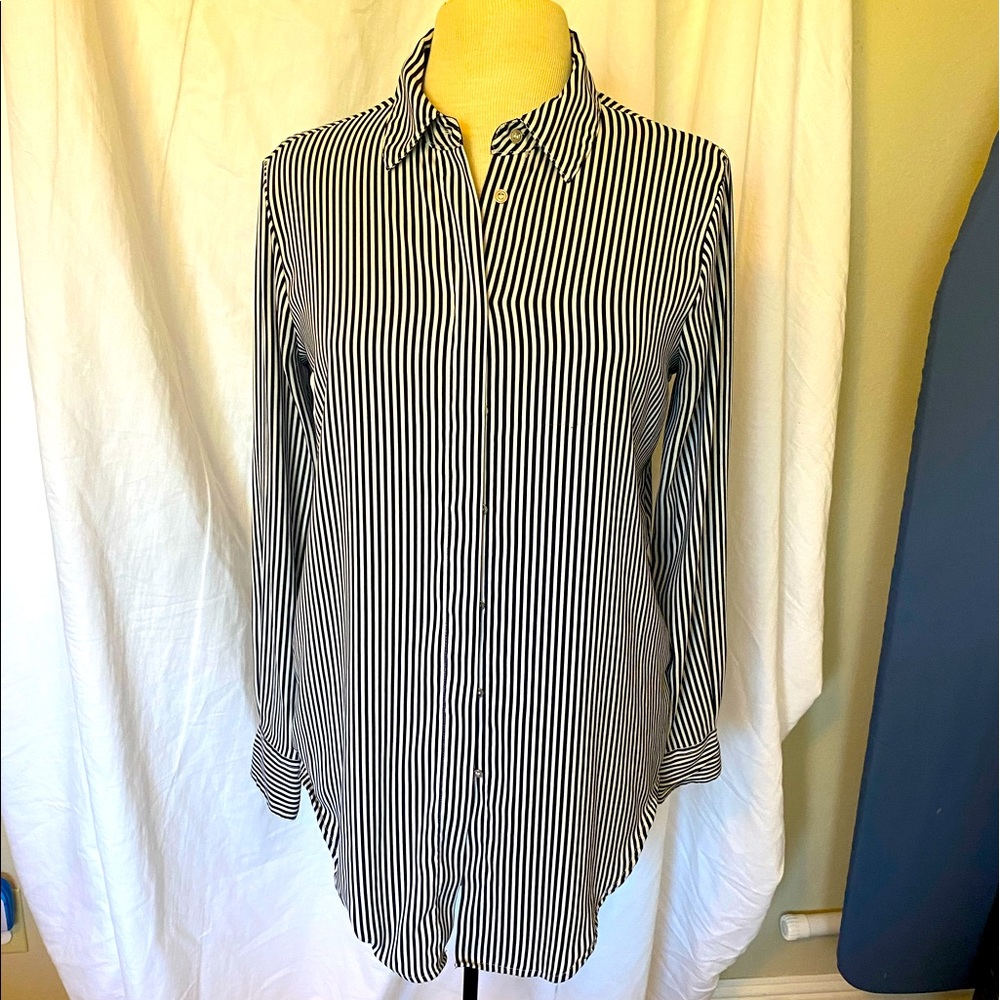 5/$20 Philosophy Oversized Stripe Shirt